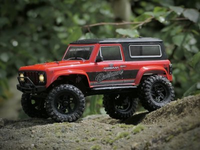 1/ 18 Absima Crawler "CR18P V3" Rushmore BLS Red (RTR, 2.4Ghz) - HBP1810417-V3