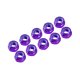 Ultimate UR1502-P - 3mm. Purple Aluminium Nylon Lock Nutt - 10 Pcs